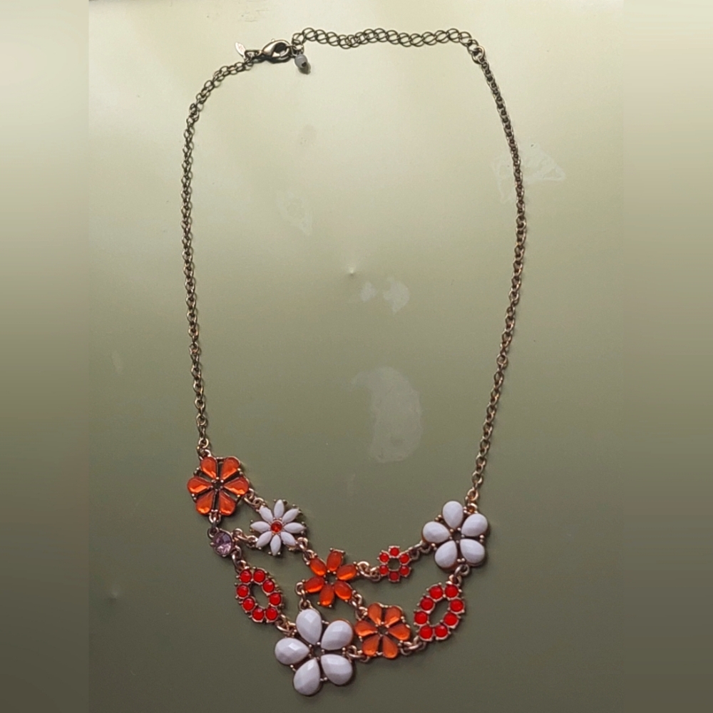 Beautiful floral necklace